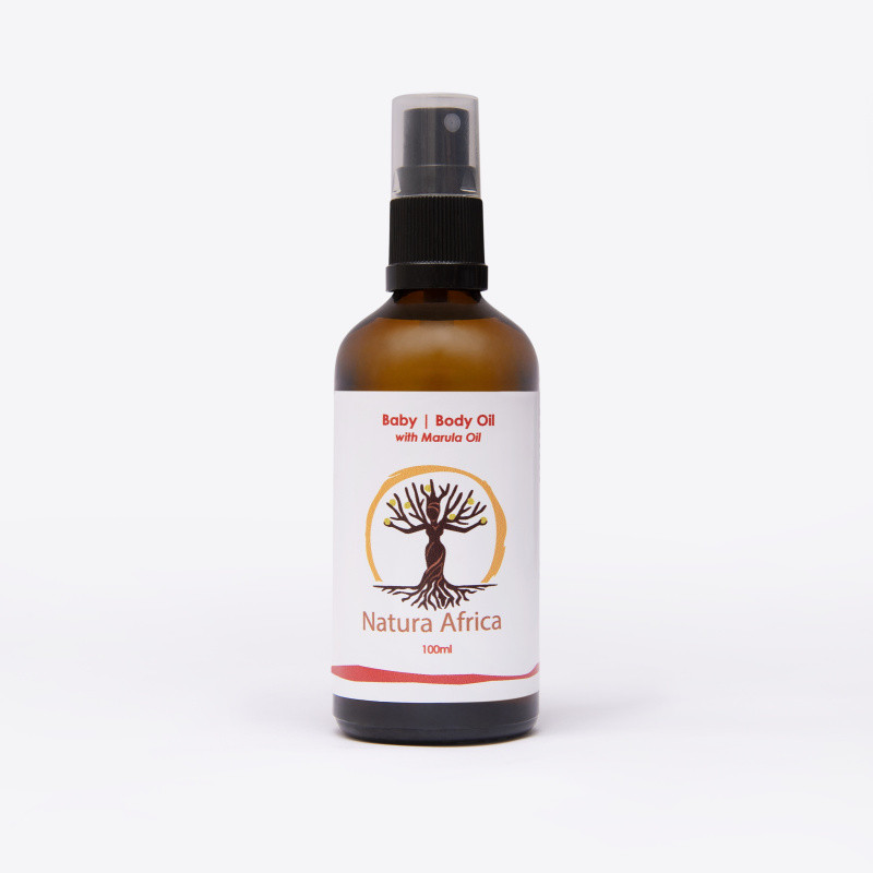 Natura Africa Body Oil - Baby Massage and Bath Oil with Marula 100ml
