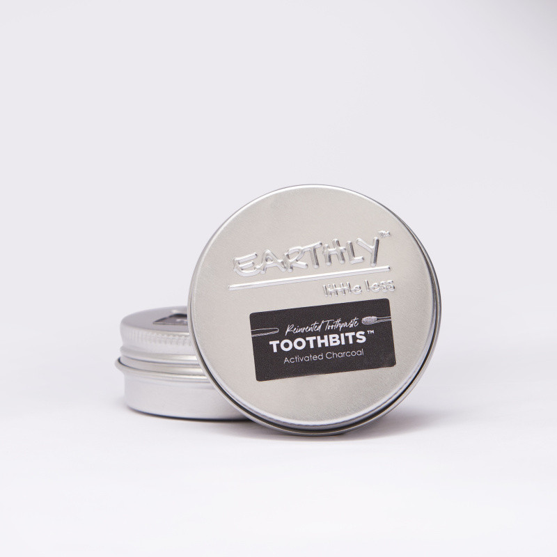 Earthy Toothpaste Bits - Activated Charcoal