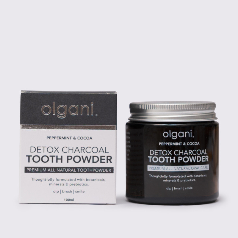 Organi Natural Toothpowder Charcoal & Cocoa