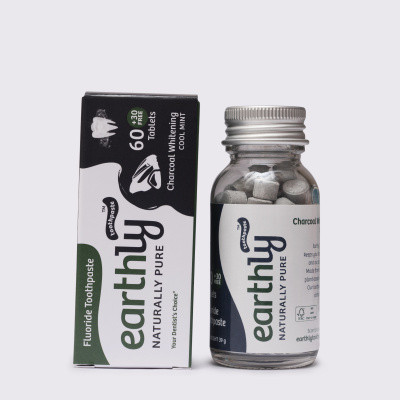 Tooth Bits Charcoal Whitening Jar Cover