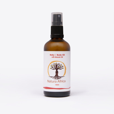 Natura Africa Body Oil - Baby Massage and Bath Oil with Marula 100ml
