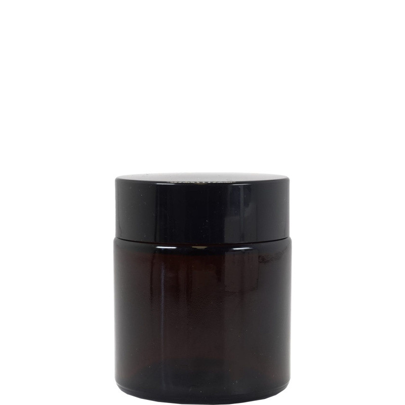 Cosmetic Jar Amber 100ml