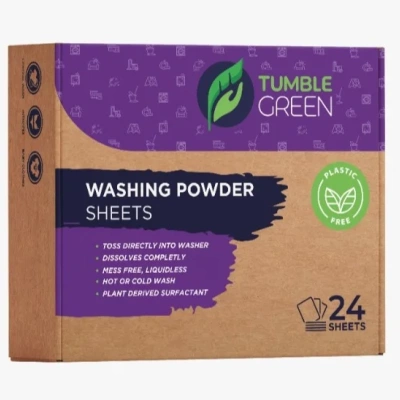 Tumble Green Washing Powder Sheets Cover