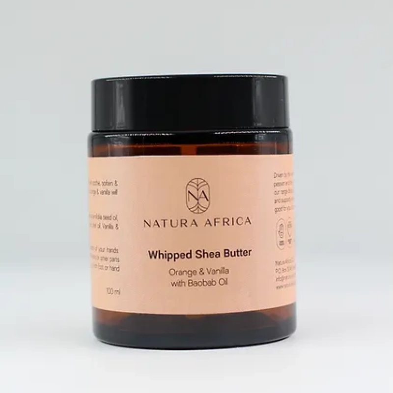 Natura Africa Whipped Shea Butter Orange & Vanilla 100ml